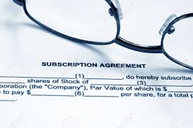 subscription agreement